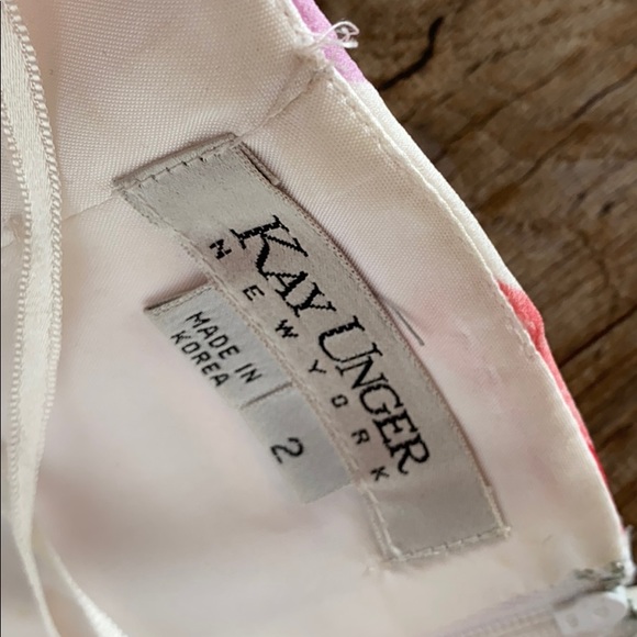 Kay Unger floral tube top - Picture 2 of 2